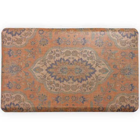 Floorpops Persepolis Anti-Fatigue Comfort Mat, Orange FPA3734